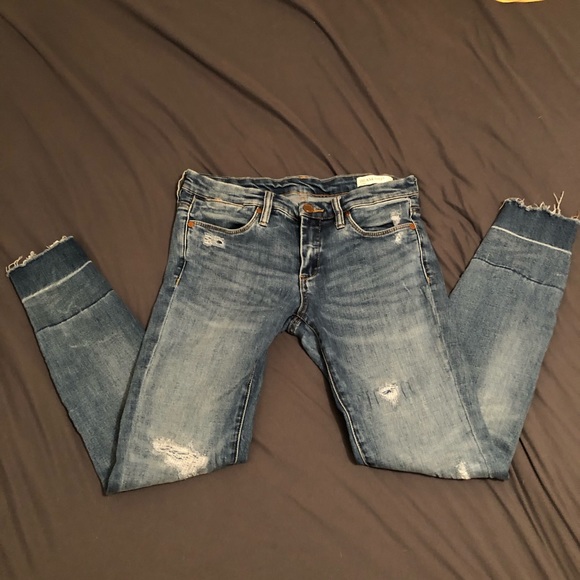 Blank NYC Denim - BlankNYC Distressed Skinny Ankle Jeans